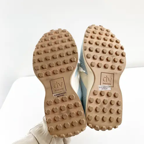 Dolce Vita DV Braiden Low Top Running Sneaker Shoes Light Blue White 8