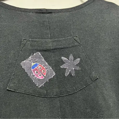 Cactus Black and Pink Embellished Mini Sundress Box:OW7: Size M