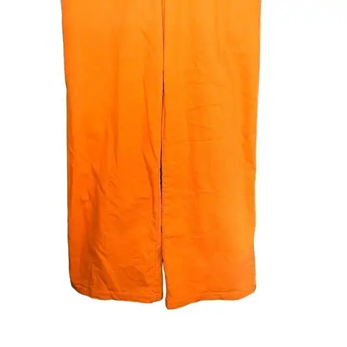 Sincerely Jules Size XL Orange Backless Jumpsuit Concert Festival Vacation Beach