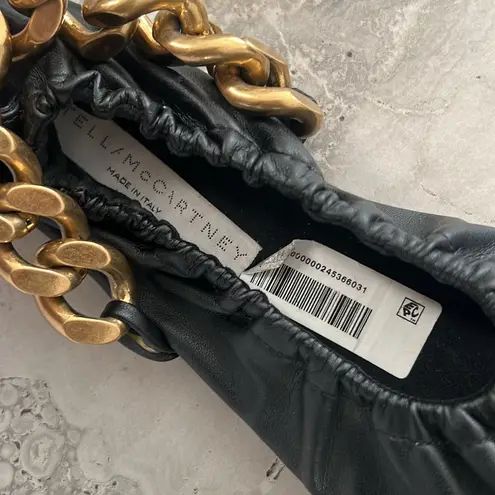 Stella McCartney Falabella Faux Leather SlipOn Ballet Flats Size 36.5 NEW $750