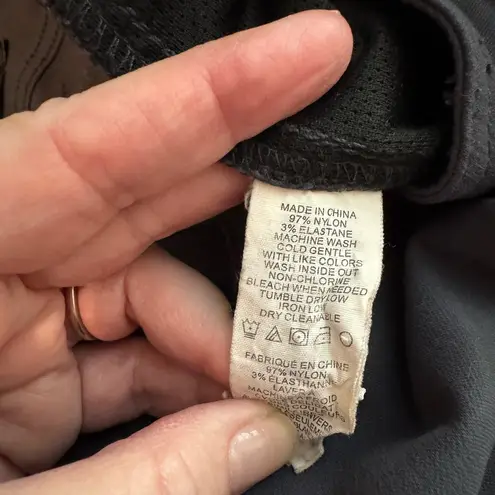 prAna Stretch Zion Halle Pant Roll Up Ankles Steel Gray Size 10