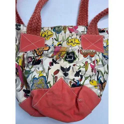 The Sak  Sakroots Womens Canvas Tote Purse Peace Nature 17 x 12 x 4" appx size - Image 5