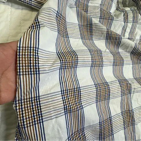 Baum und Pferdgarten LONG LANTERN SLEEVE AUBREE SHIRTDRESS WITH BELT SIZE M Blue