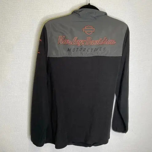 Harley Davidson | Black Fleece 1/4 Zip Up Pullover Size XL