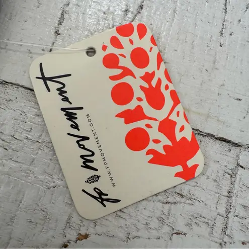 Free People Movement FP Movement Sport Mode NWT size XS Striped Muscle Tank Top Steel Combo Bungee