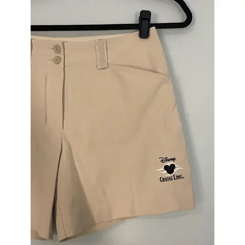 Nike Golf Women's Khaki Shorts Disney Cruise Line Embroidered Athletic Ft 2TP Tan Size undefined