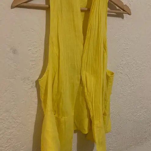 Ella Moss Yellow Vest Small