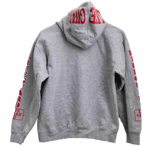 Lifeguard Puerto Rico Heathered Gray Pullover Hoodie Size S