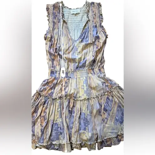 Dear John MELODIE TIERED RUFFLE Southwest Meadow DRESS Size S