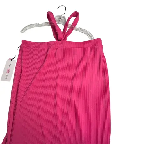 Future Collective Alani Noelle Women's Dress Size L Hot Pink Stretch Size L