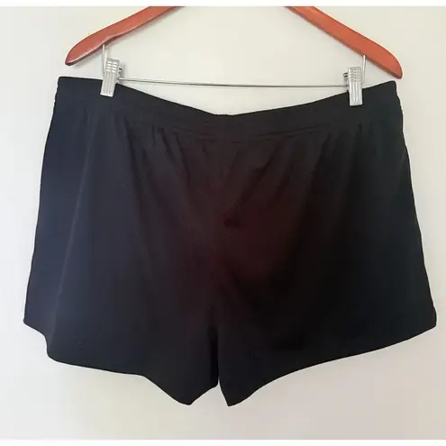 Aritzia  Courtside Black Mesh Drawstring Mini Sporty Lightweight Casual Shorts XL - Image 3