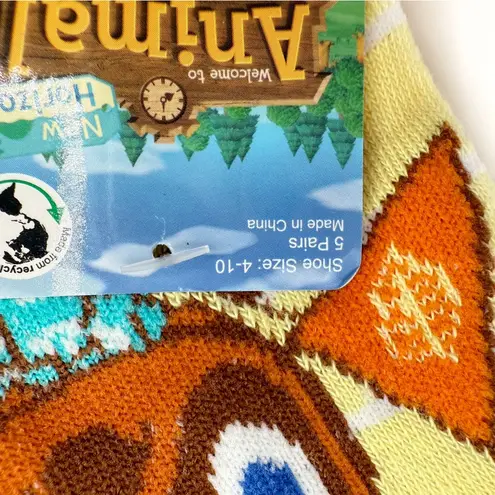 Nintendo Animal Crossing New Horizons Womens No Show Socks Video Game Fun Gift