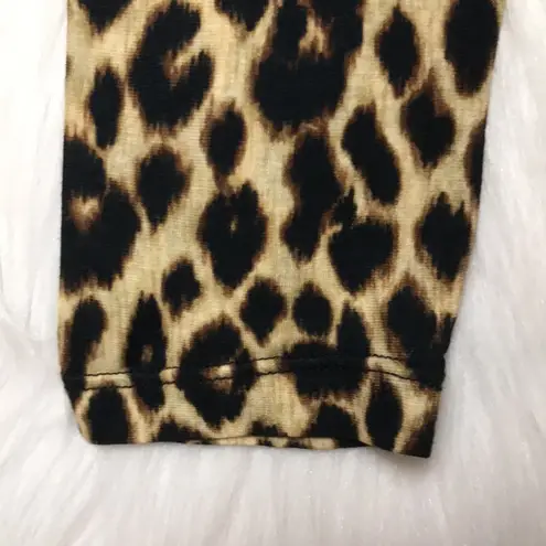 A.L.C. Women’s Cheetah Print Poof Long Sleeve Blouse