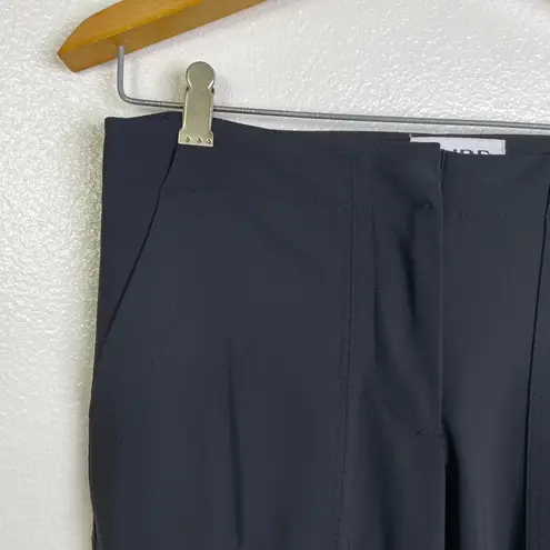 Paire Pants Womens XS Black Tapered Flat Front Elastic Cuff Career Pockets 25.5"