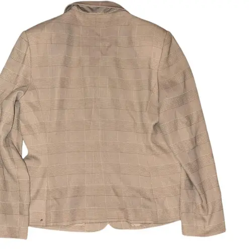 Jacqueline Ferrar Tan plaid midi skirt