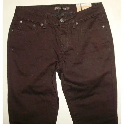 prAna New NWT Womens 6 Kayla Jeans Pants Dark Brown Peppercorn Organic 28 Stretc
