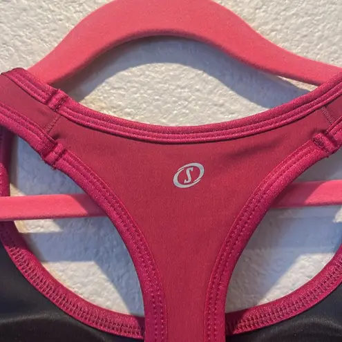 Spalding New Spaulding Women’s Red Plum Sports Bra Size Small NWT