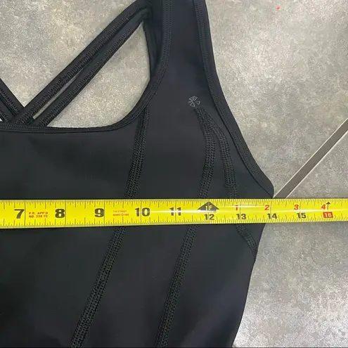 Ghost Flower Earth Onyx One Piece Jumpsuit Athletic Black Womens Sz S Gymastic