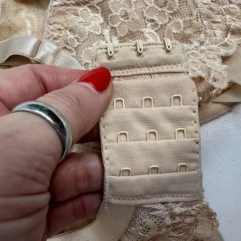 Smart & Sexy 42DD Bra Signature Lace Unlined Underwire In Buff Beige SA964