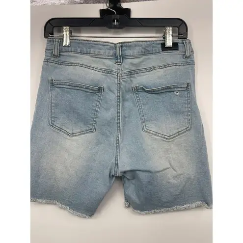 Black Label size Medium Distressed Denim Jeans shorts Edgy Casual Style