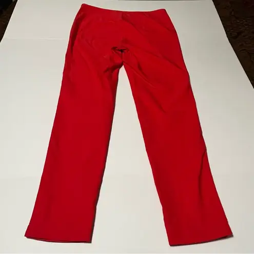 J. McLaughlin Women SZ 6 Coral Pink Side Zipper Closure Stretch Dress Pant *FLAW