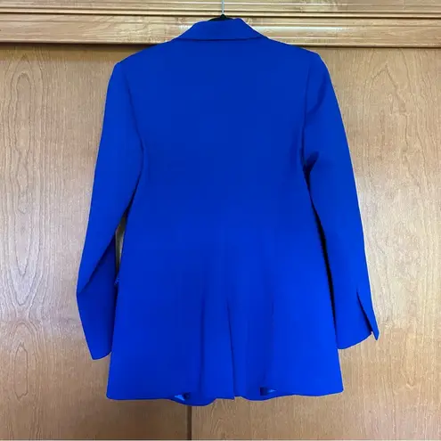 Chloe Kristyn Taylor Tailored Ponte Blazer in Cobalt Blue Size 8