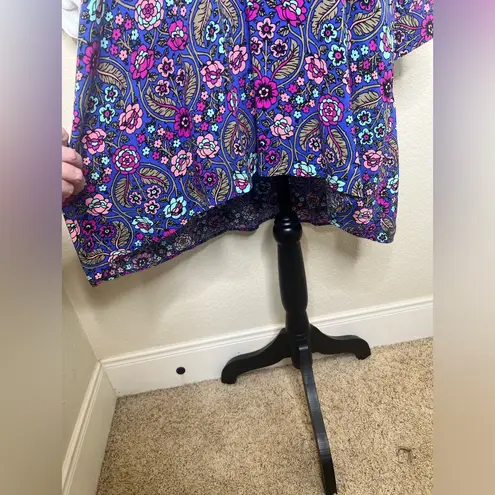 Matilda Jane NTM: Thoughts & Dreams High Low Floral Blueish Purple Dress Sz L