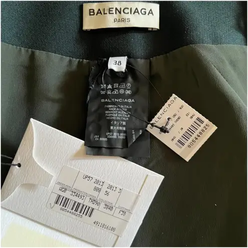 Balenciaga Evergeen Jacquard Silk-Blend Skirt, M/FR38