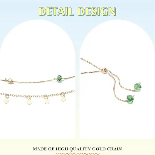 Bodiy Sequin Belly Chain Layered‎ Waist Beaded Body Chains Rhinestones Gold