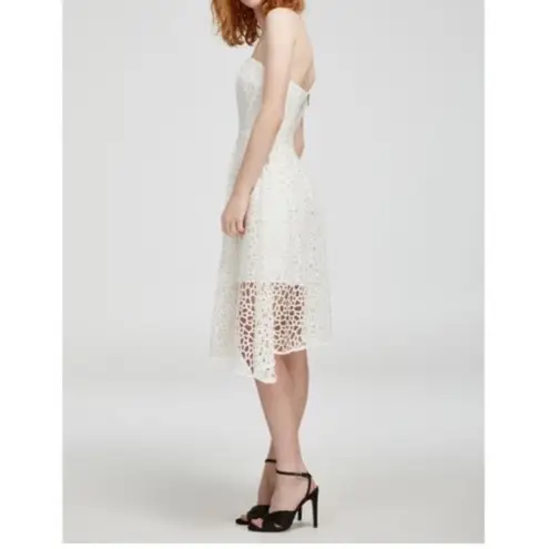 Keepsake  Midnight Hour Strapless Lace Fit And Flare Dress