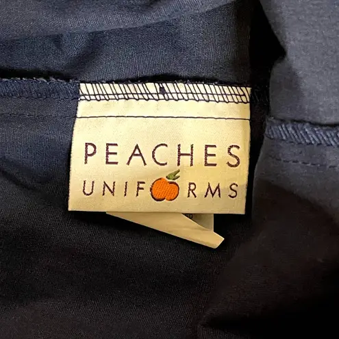Peaches Uniforms Scrub Cargo Bottom Blue Drawstring Waist 7167C Women Small NWT