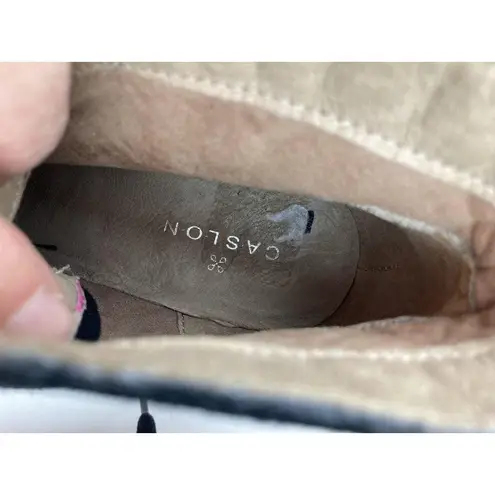 Caslon * Booties Womens 35 Black Suede Leather Ankle Heeled Whimsigoth Festival