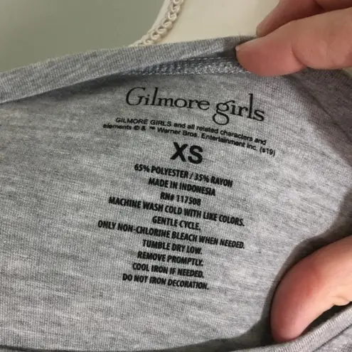 Hybrid Apparel NWOT Gray Gilmore Girls Coffee T Shirt Tee Top New