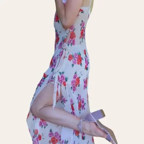 Morgan Taylor 2000s y2k vintage sheer floral maxi dress - Fantasies by Medium