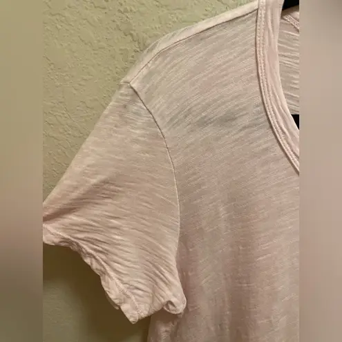 Wilt Pink Short Sleeve Mock Layer Tee Size Small