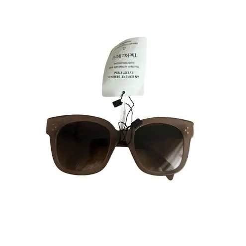 CELINE Women' Light Taupe Oversized Sunnies Sunglasses