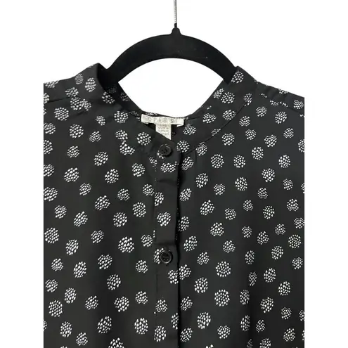 Spense L Sleeveless Button Front Tunic Dress Black Cottagecore Modest Bohemian Size L