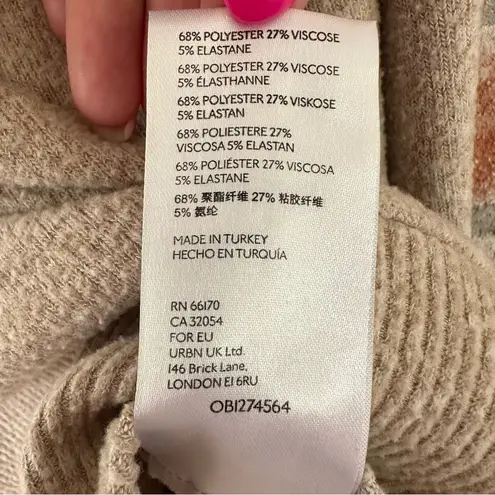 Maeve Anthropologie Mock Neck Sweater Women’s Small Beige Tan