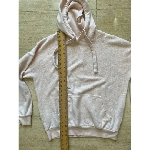 Soft Serve Cozy Cream Hoodie Pullover Sweatshirt Casual Loungewear Small Pink