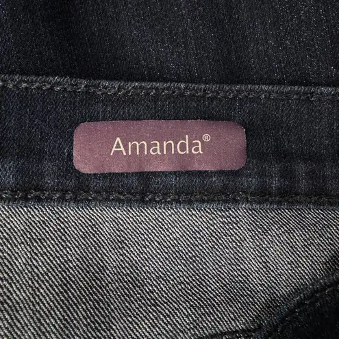 Gloria Vanderbilt Petite SZ 16P Amanda Jeans Zip-Fly Stretch Pockets Dark Wash