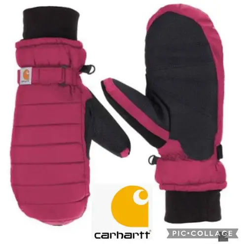 Carhartt Carharrt WOMEN'S QUILTS MITT STYLE #WA625 in crabapple color