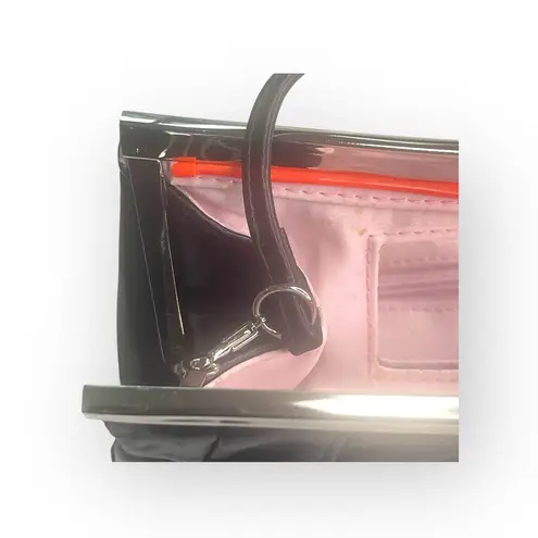 new Solas ☯︎︎ Healing Light Up Convertible Clutch Bag Handbag ☯︎︎ Black Leather