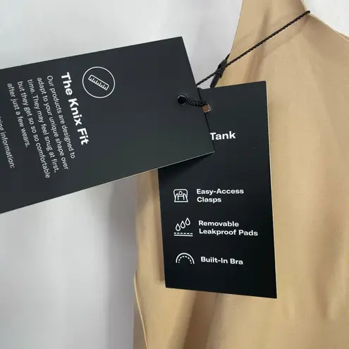 Knix Leakproof Nursing Tank Top Cami Camisole Beige Nude womens XXL 40 New Tan