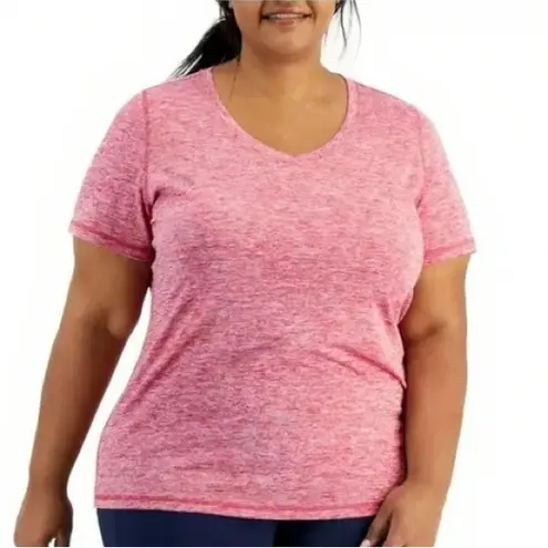 Ideology Red Heather Active Tee