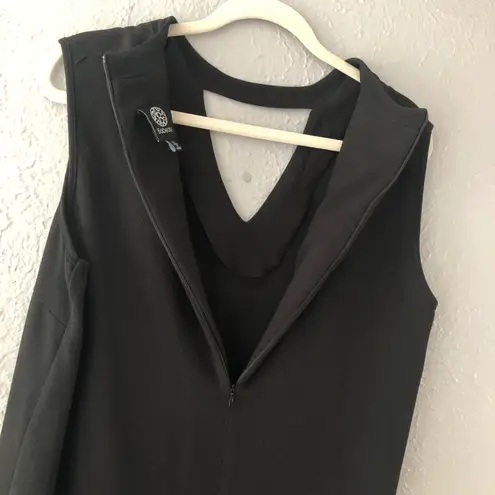 Bobeau Black Choker Dress - XL - Cute Black Dress