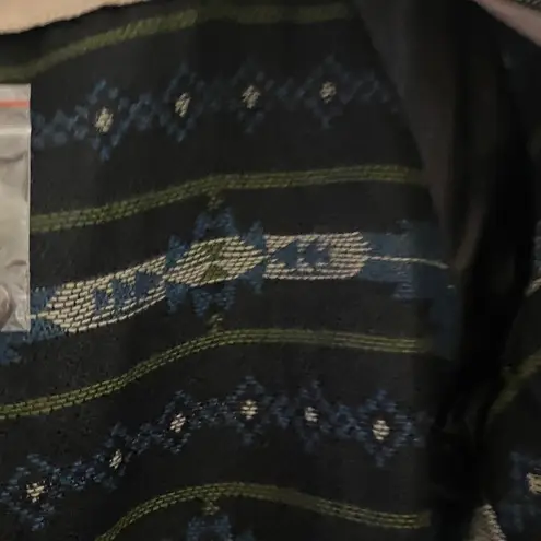 Coldwater Creek NWOT Wo size XL Black Raincoat / Coat with removable Hood