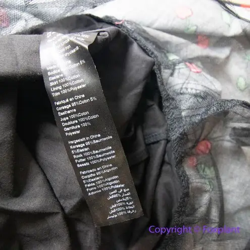 City Chic New! Cherry Desire Dress - black red, women plus size 22