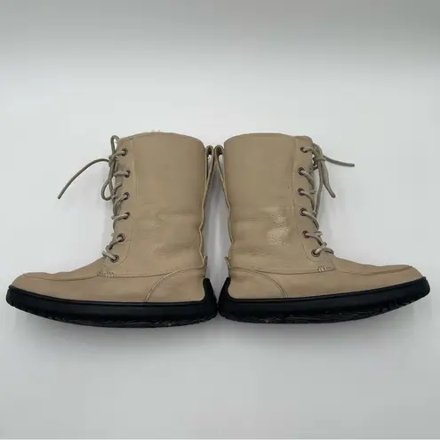 Manitobah Women’s 7 Waterproof Tundra Mukluk Leather Lace Boots Shearling