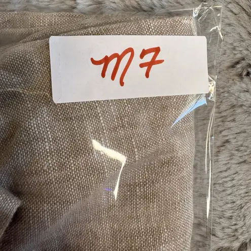 Caribbean Joe Beige Linen Summer Shorts Women's Size Large Elastic Waist