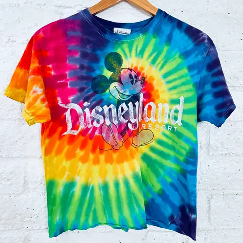 Disney Parks Resort tie dye  Mickey cropped  Size M